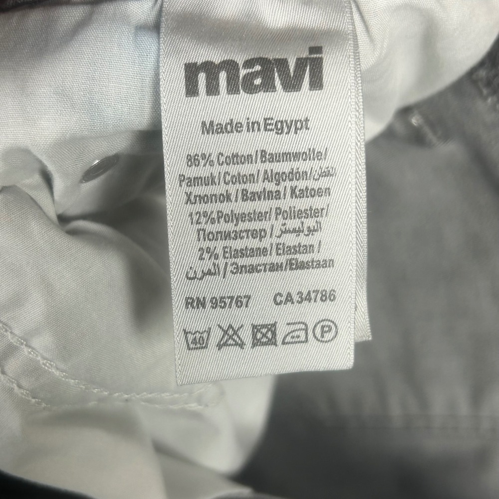 Mavi Marcus Slim Straight Leg Jeans Mens 36x32 Gray Stretch Denim M0035189017 - Picture 5 of 9